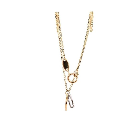 18K Gold Two Tone Gold Bracelet Charms Size 7.5 inches - Picture 1 of 12